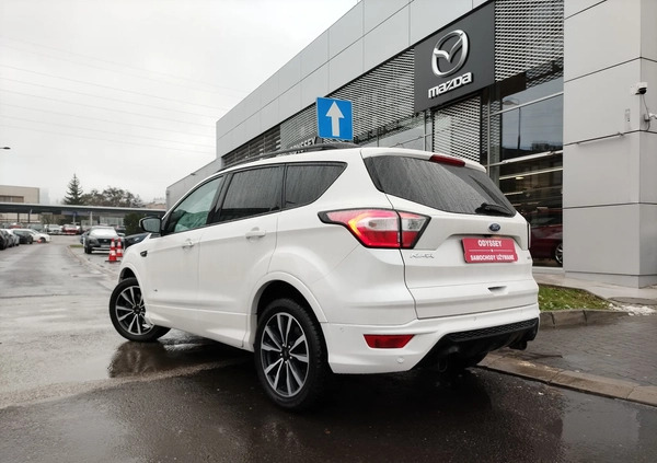 Ford Kuga cena 88900 przebieg: 124941, rok produkcji 2018 z Sulmierzyce małe 301